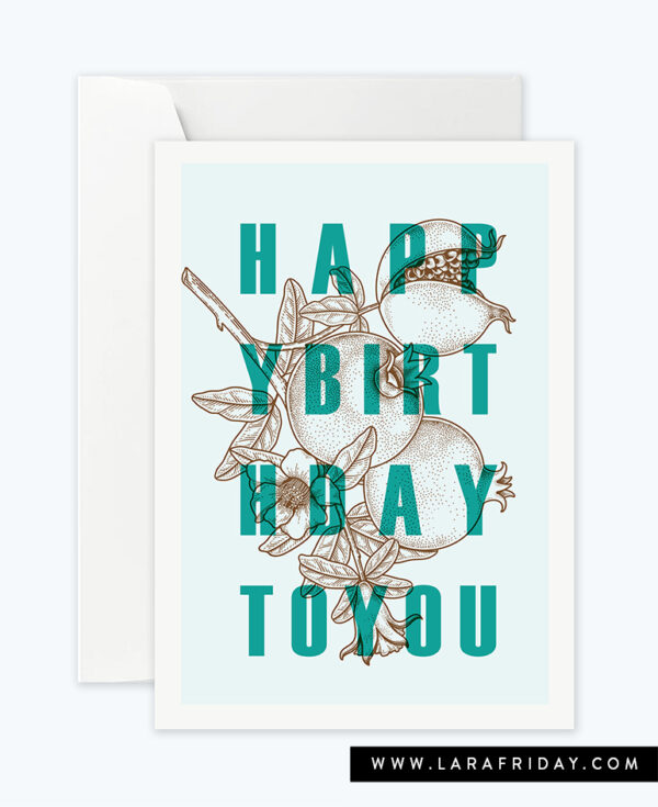 0081-happy birthday to you blue brown overlay