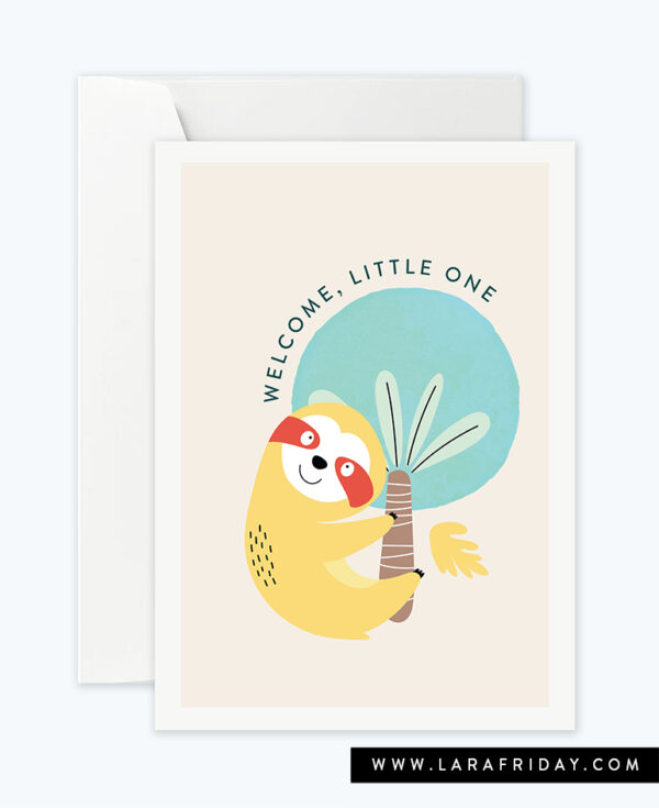 0133-welcome, little one sloth